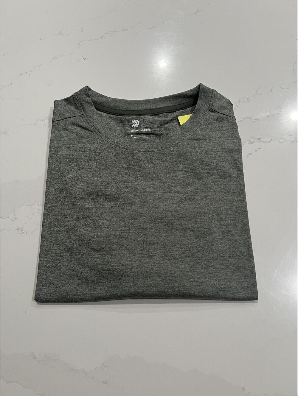 Men's Short Sleeve Seamless  Performance T-Shirt - All In Motion™ GrayHeather M